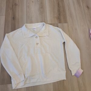 Stars Above Cream Long Sleeve Sweatshirt